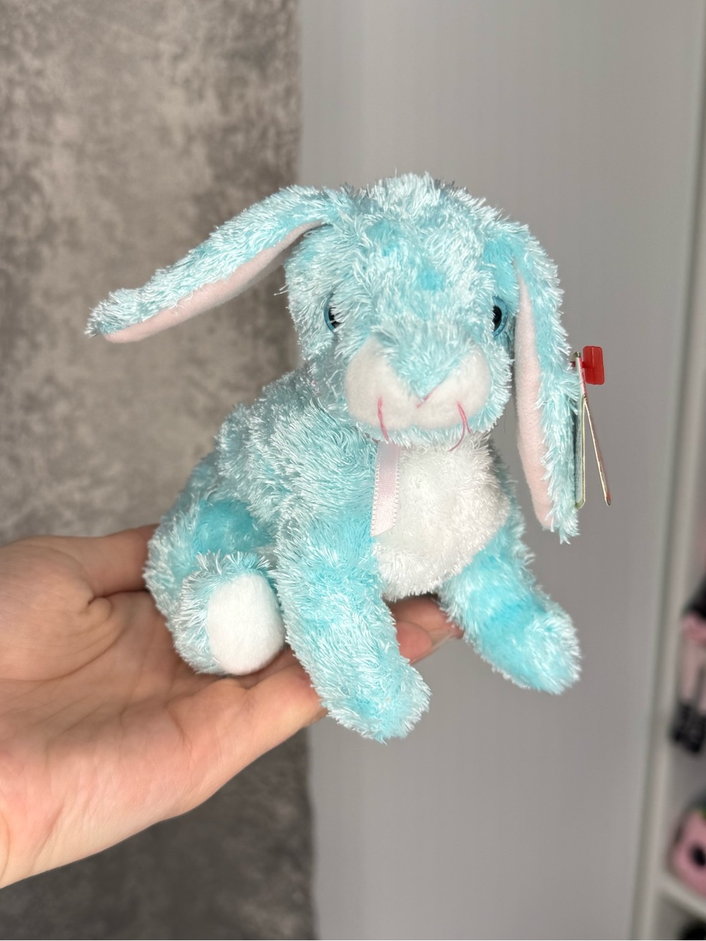 Ty Beanie Baby - SPRING the Bunny Rabbit 5"  Stuffed Animal Toy WITH TAGS